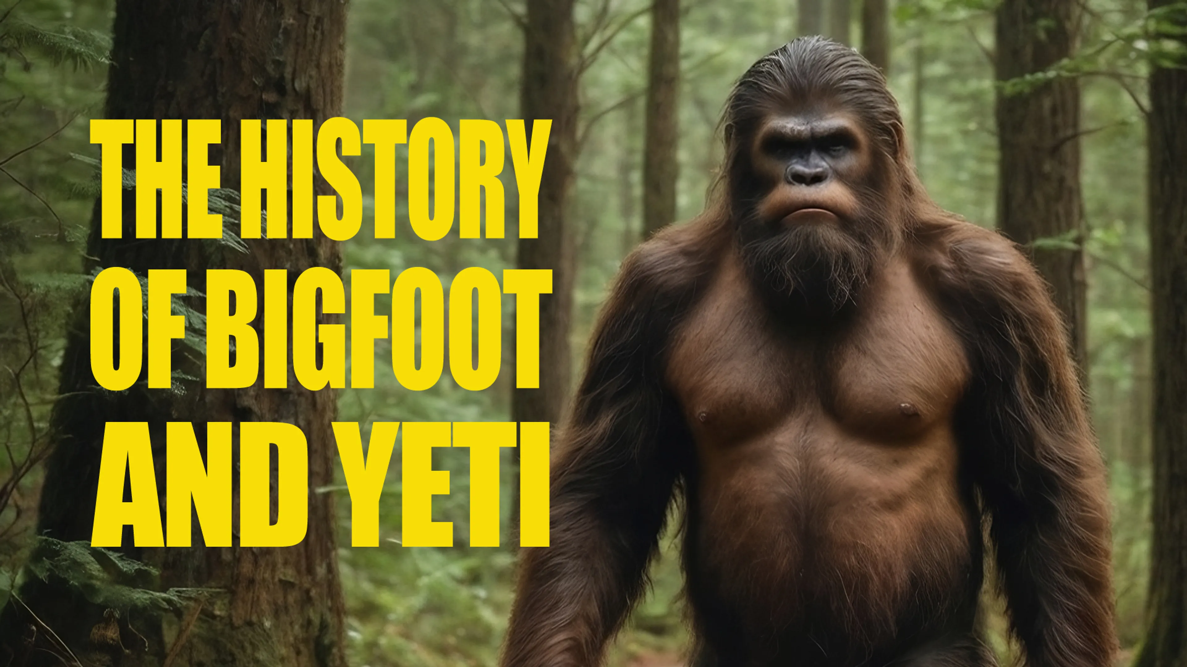 The History of Bigfoot and Yeti poster
